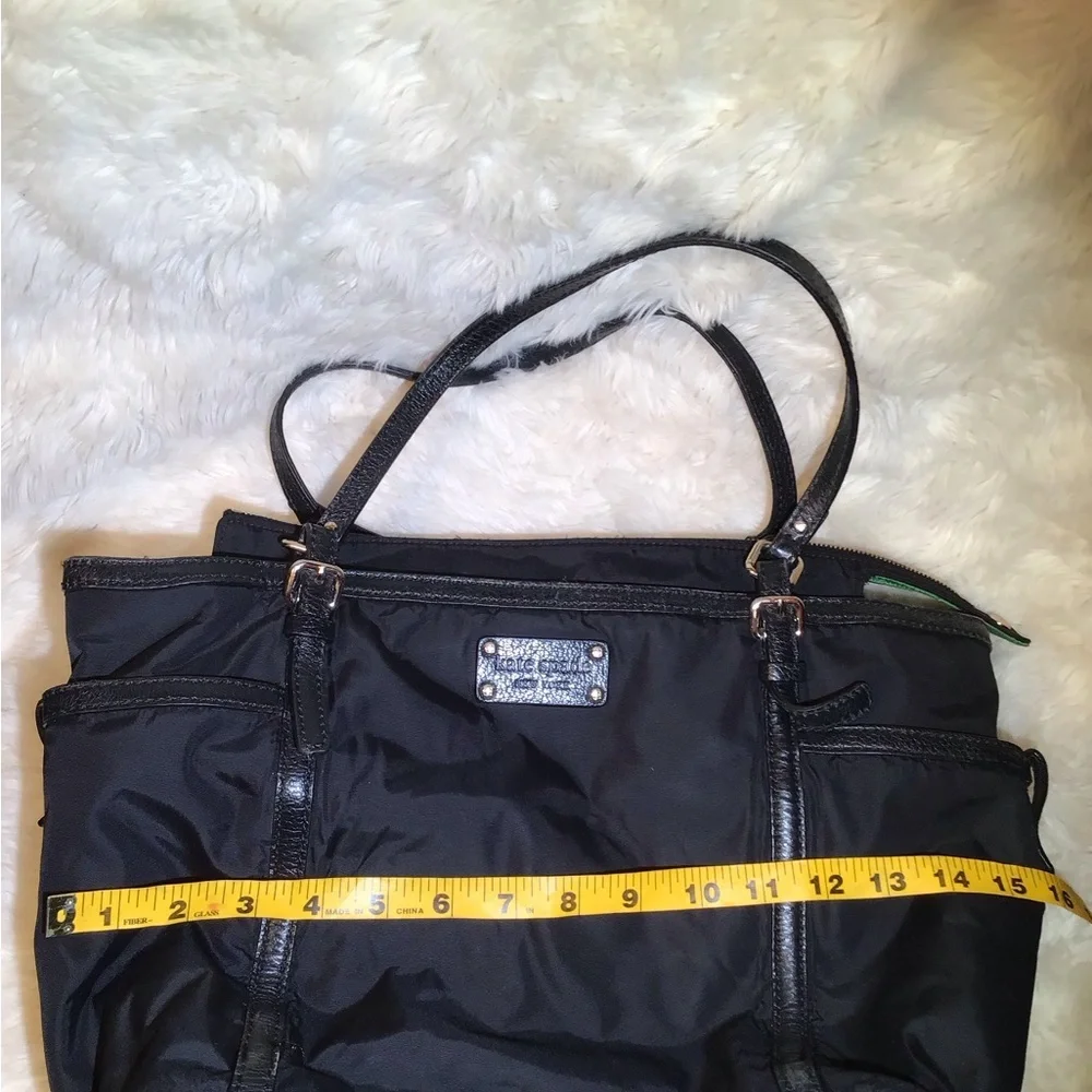 Kate spade black shoulder tote bag